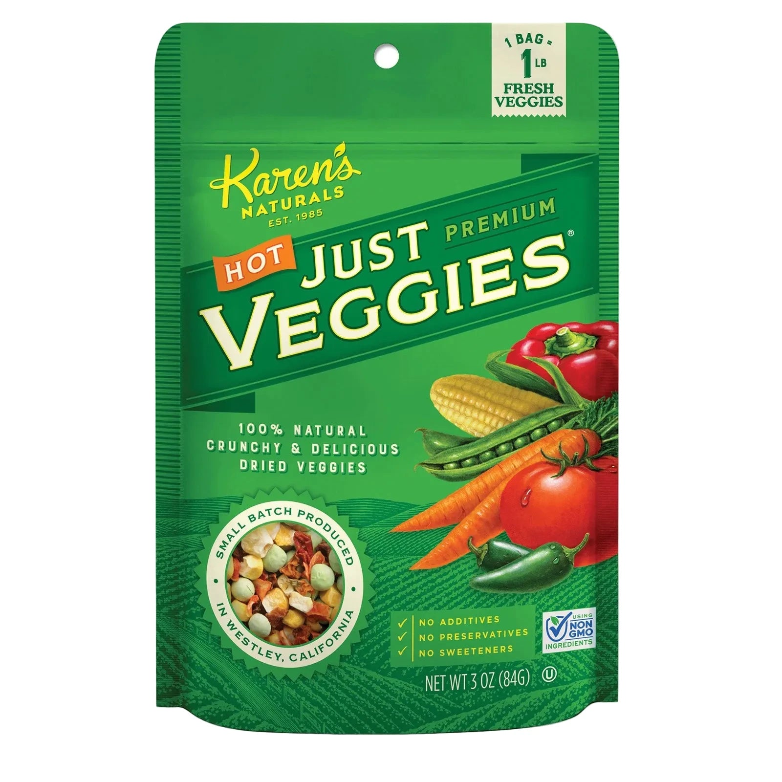 vegetable様 Just Hot Veggies – Karen's Naturals