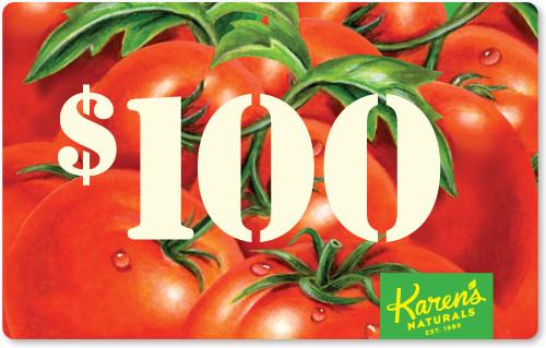 $100 Gift Card - Karen's Naturals