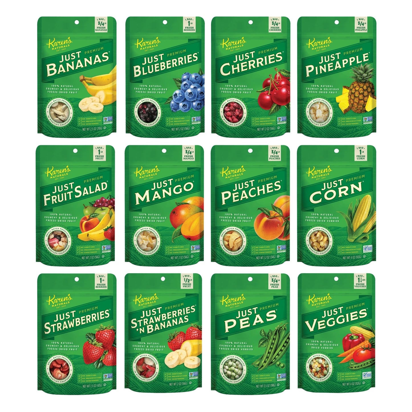 Variety Pack - Large Conventional - Karen's Naturals