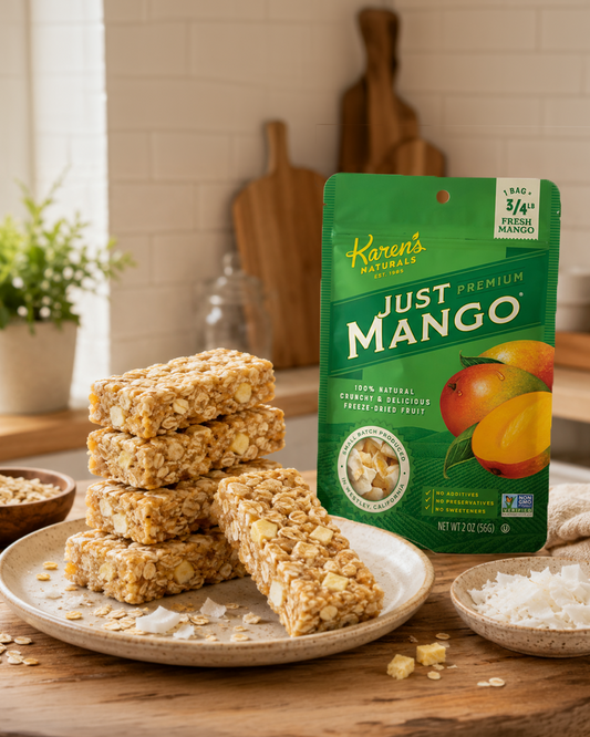 Just Mango Coconut Energy Bars