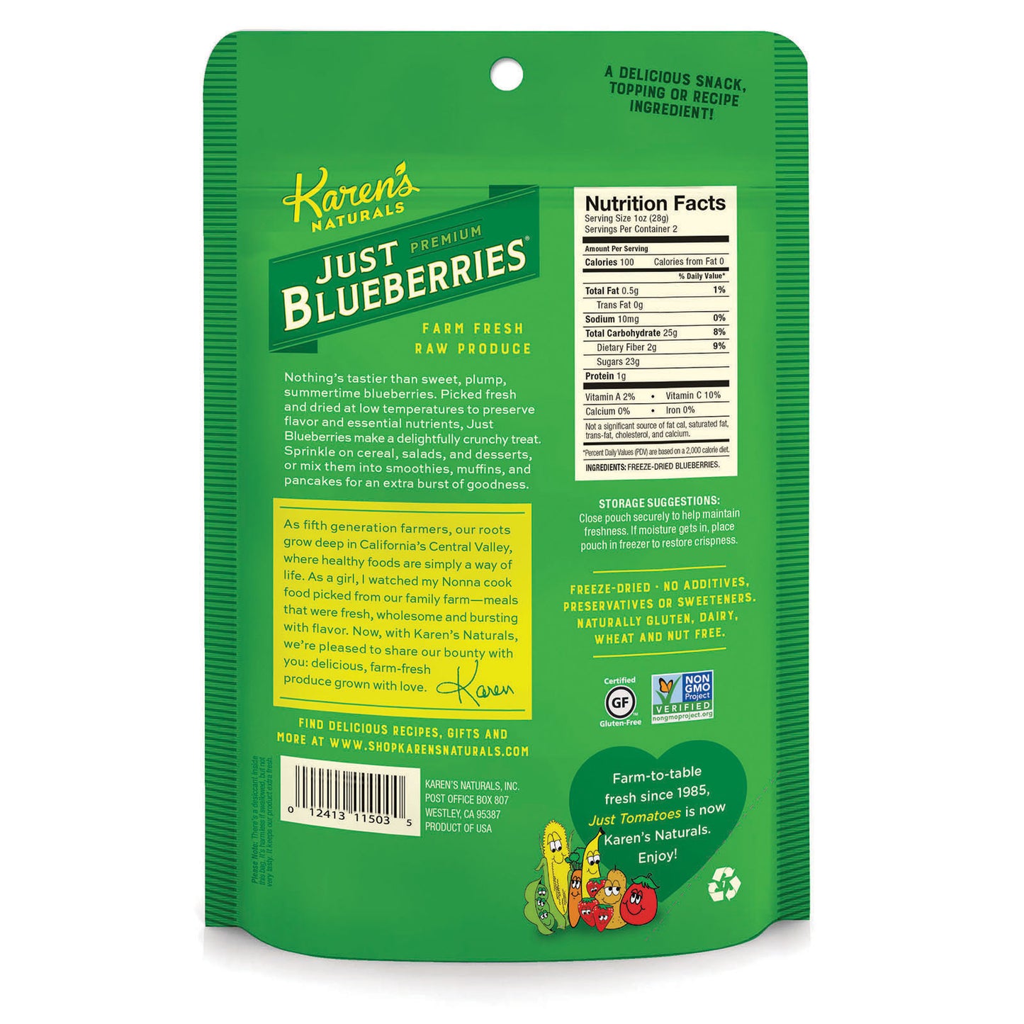 Just Blueberries