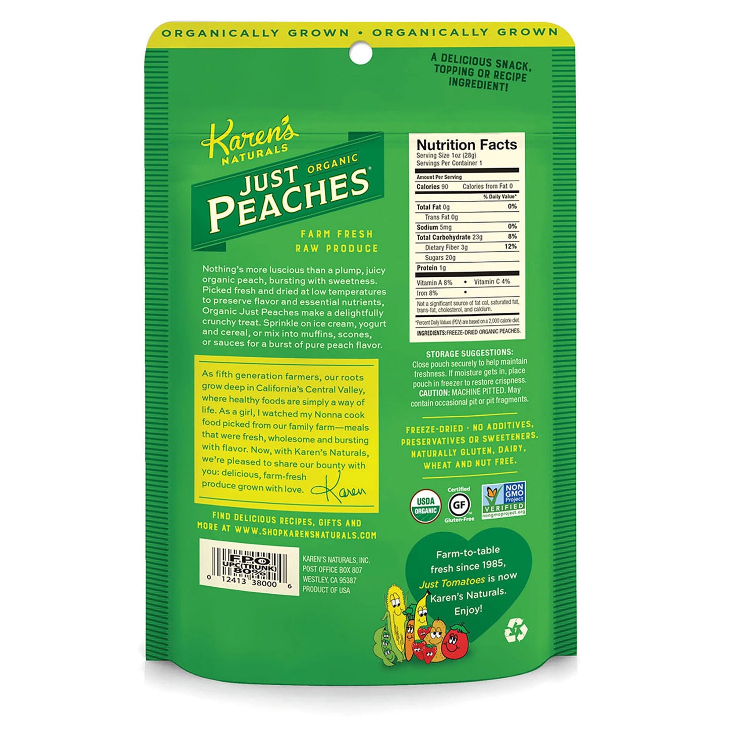 Organic Just Peaches