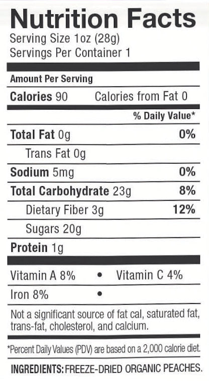 Organic Just Peaches