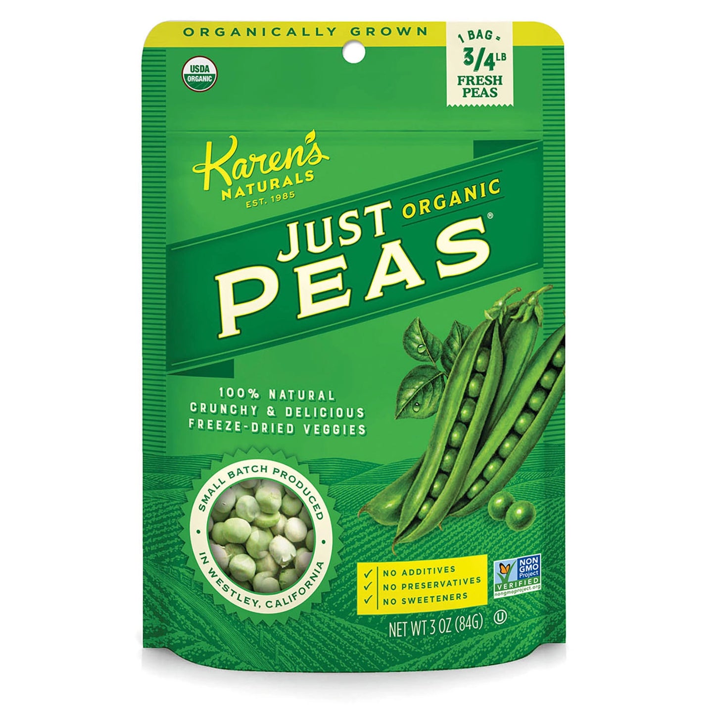 Organic Just Peas