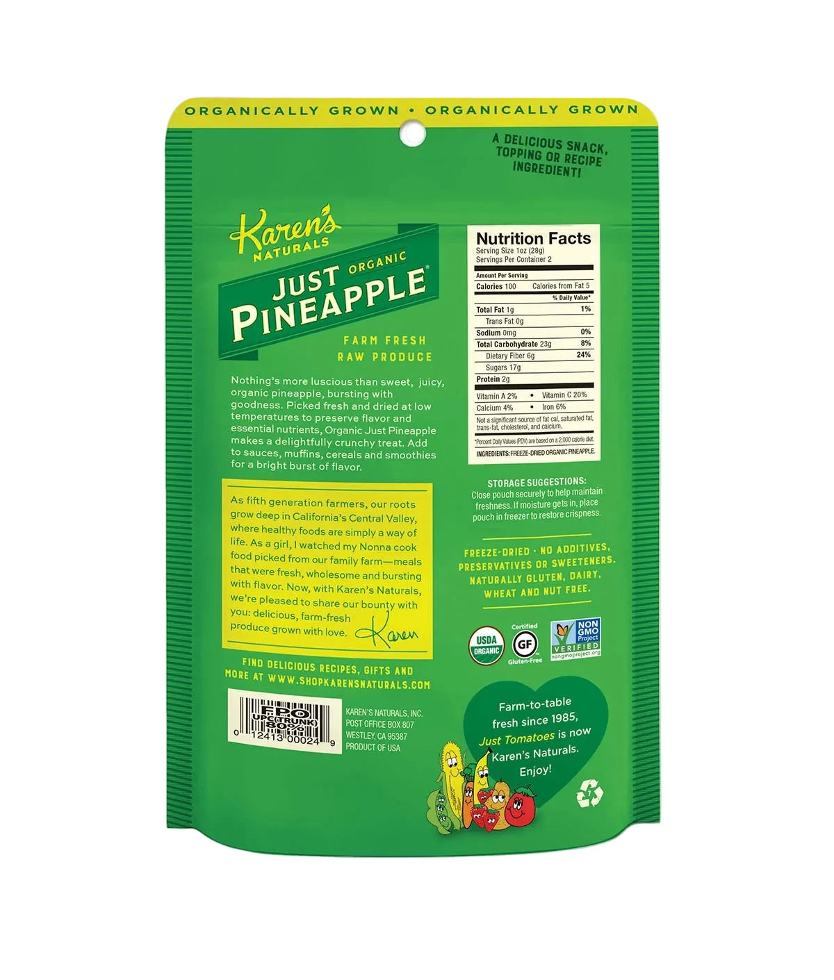 Organic Just Pineapple