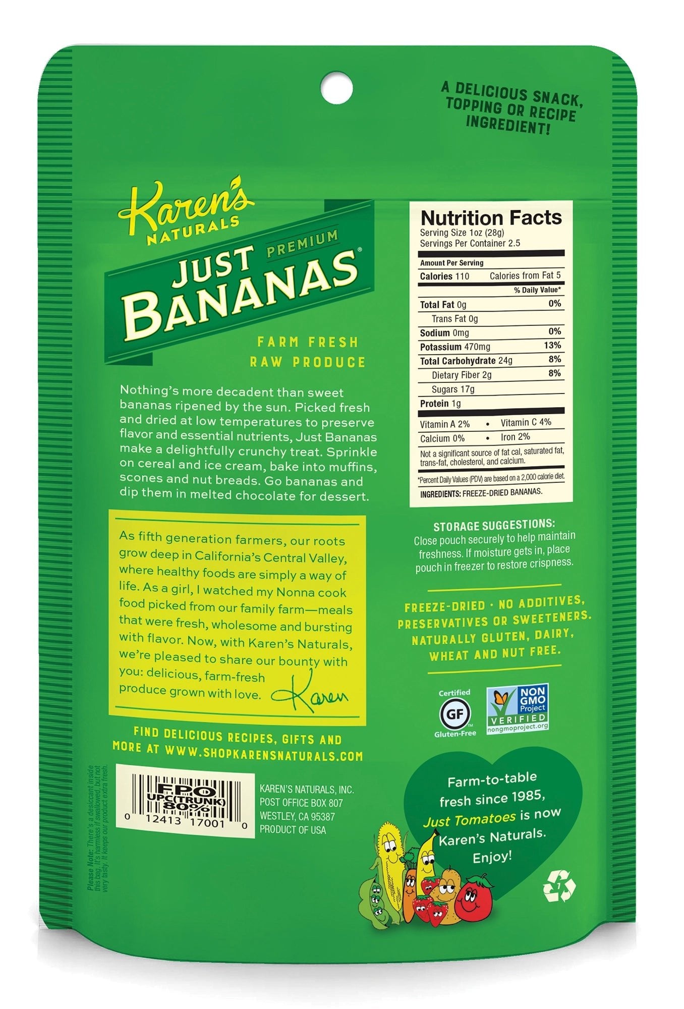Just Bananas - Karen's Naturals