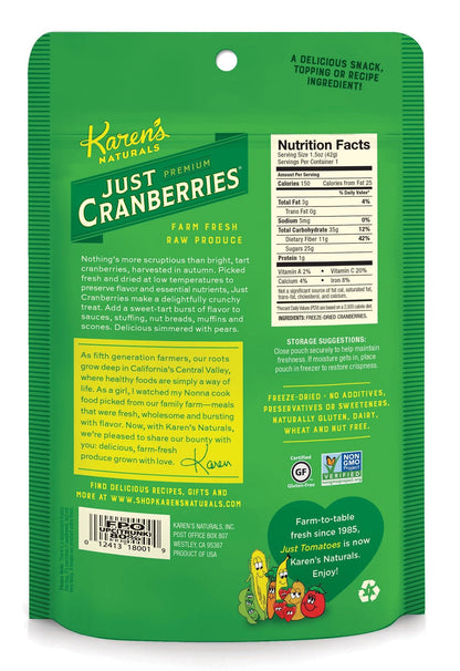 Just Cranberries - Karen's Naturals