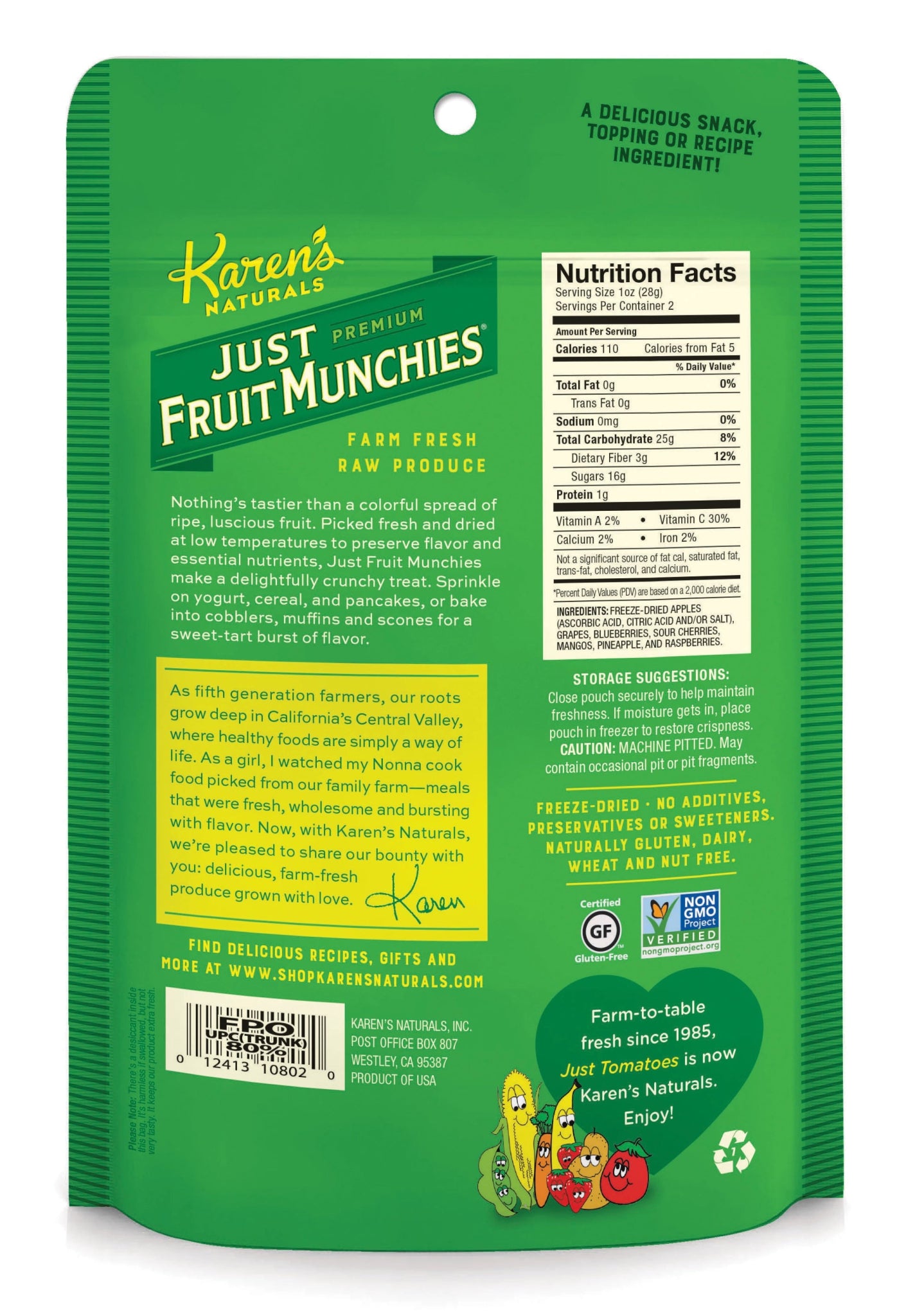Just Fruit Munchies - Karen's Naturals