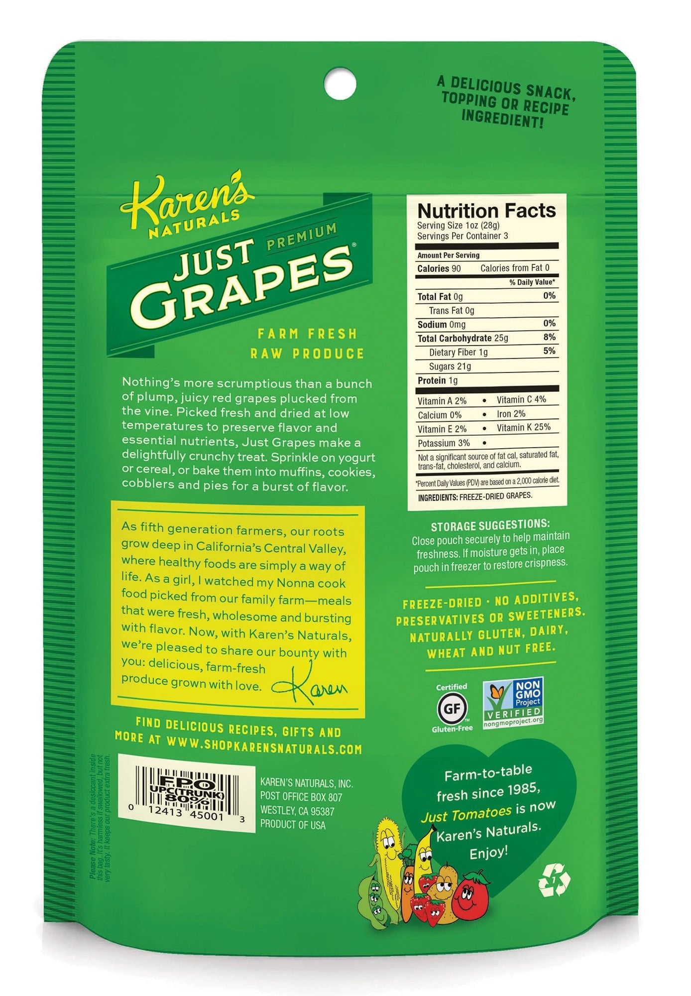 Just Grapes - Karen's Naturals