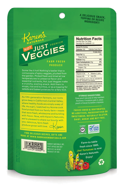 Just Hot Veggies - Karen's Naturals