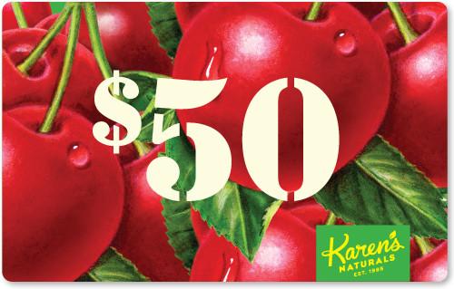 $50 Gift Card - Karen's Naturals