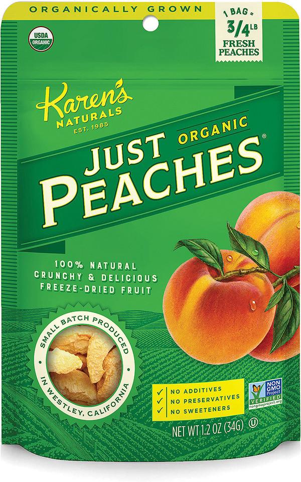 Organic Just Peaches - Karen's Naturals