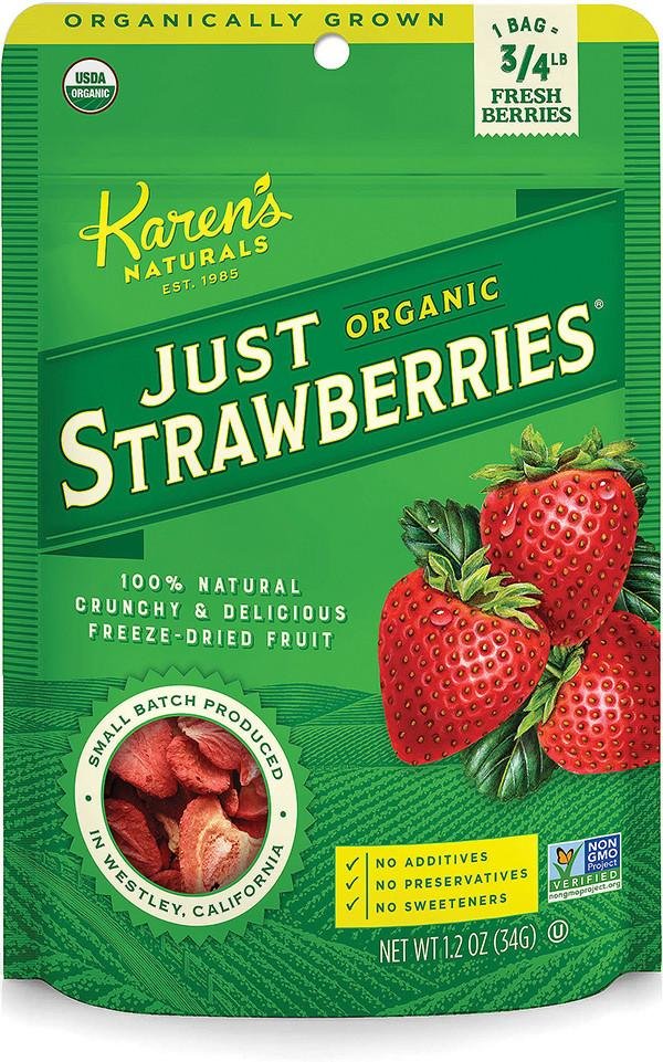 Organic Just Strawberries - Karen's Naturals