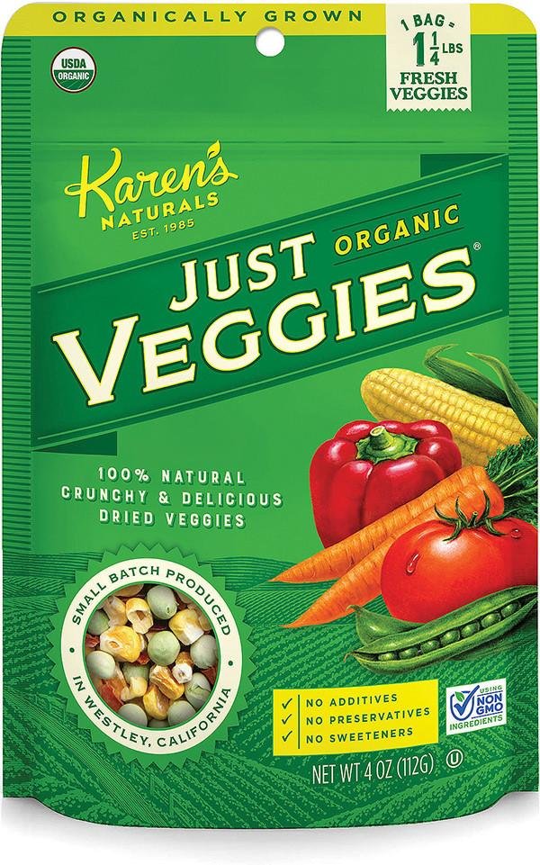Organic Just Veggies - Karen's Naturals